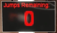 Zero Jumps Remaining.png (127 KB) The Jumps Remaining screen when all jumps are used up, the "0" in notably lower quality than all other numbers on this screen.