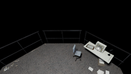 First small platform in the Monitor Room room with the light button on it.