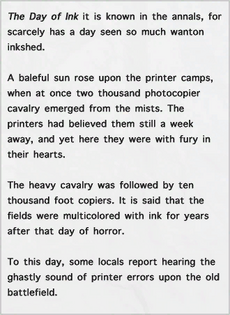 PaperTexture Printer Day Of Ink