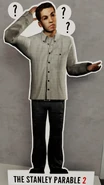 Stanley cutout confused.jpg (279 KB) A cardboard cutout of Stanley from The Stanley Parable 2 Expo.