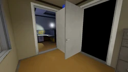 Door 427 still open during the Escape Pod Ending.