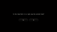 Is the time that is right now the correct time?