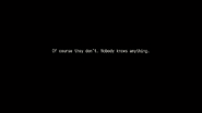 Of course they don't. Nobody knows anything.