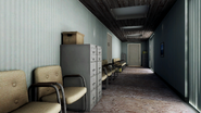 Second hallway of the Long Office.