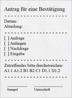 PaperTexture Antrag