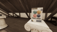 The Stanley Parable 18 title screen, also possible to roll in any subsequent titles, accompanied by C’est la Chanson sur La Mémory Zone.