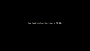 You just told me the time is 12:00.