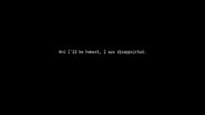 And I'll be honest, I was disappointed.