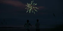 Jeremiah and Steven set off fireworks.