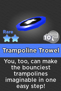 Trampoline Trowel Super Doomspire Wiki Fandom - music codes for roblox trampoline