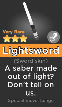 Lightsword Super Doomspire Wiki Fandom - light sword roblox code