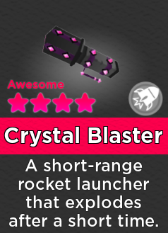 Crystal Blaster Super Doomspire Wiki Fandom - roblox super doomspire weapons