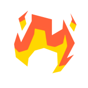 Burning icon.