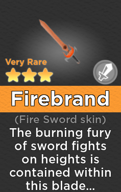 Firebrand Super Doomspire Wiki Fandom - firebrand sword roblox