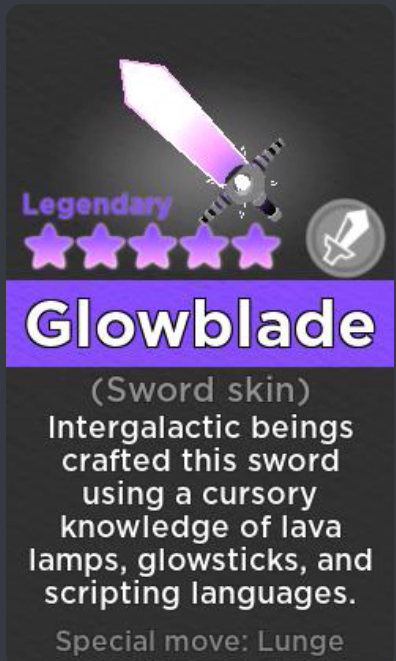 Glowblade Super Doomspire Wiki Fandom - roblox super doomspire all weapons