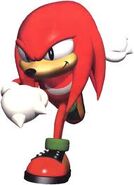 Knuckles in Sonic R