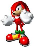 Knuckles in Sonic Adventure DX