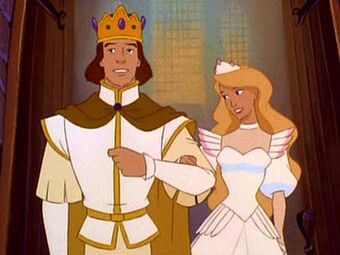 swan princess wedding dress
