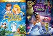 Swan Princsss vs Princess and the Frog dvd