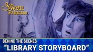 Deleted Library Scene in Storyboard from Swan Princess