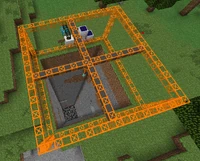 A default quarry that has dug down to bedrock.