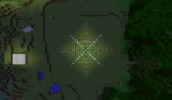 Mob repelling radius