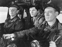 Hendry, Dykes and Bob in the cockpit - The Thing (1951).jpg (745 KB)
