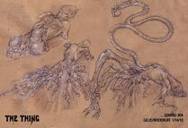 Edvard-Thing pre-production artwork for The Thing (2011).