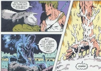 The Josito-Thing assimilates Pablo, as seen in Climate of Fear, Issue 1