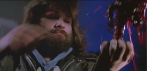 The blood test Thing leaps from the petri dish, The Thing (1982).