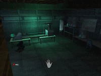 Austin bleeding to death in the weapons research laboratory