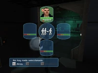 "Austin3," Austin's name in the squad menu if the player manages to reach him before he bleeds out. He'll assimilate shortly after