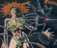 Jenny-Thing assimilating her pet cat