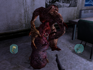 A Brute Walker using its torso appendage to produce Scuttlers.