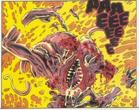 The Deseado-Thing burning, as seen in Issue 2