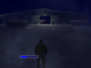 The entrance to the Transit Hangar warehouse