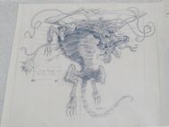 Ploog Kennel Thing concept art - The Thing (1982)