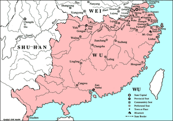 Map of Wu