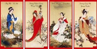 Four Great Chinese Beauties.jpg (311 KB) Four Beauties