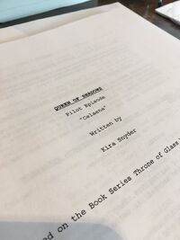 Queen of Shadows - Pilot Episode Script