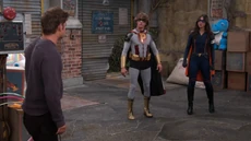 Phoebe and Captain Perfect with Max