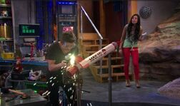 Phoebe in Max's lair