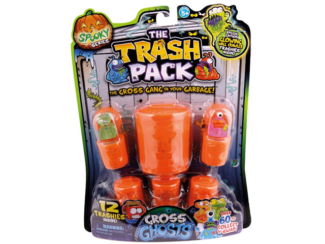 The Trash Pack Gross Ghost Series GROTT DOG Green New OOP Free US CS 