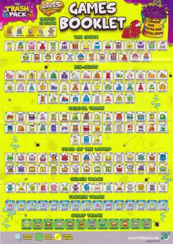The Trash Pack Series 5 Sewer Trash 12 Trashies in Toilet Pack Yellow