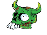 Cruddy Cow Skull