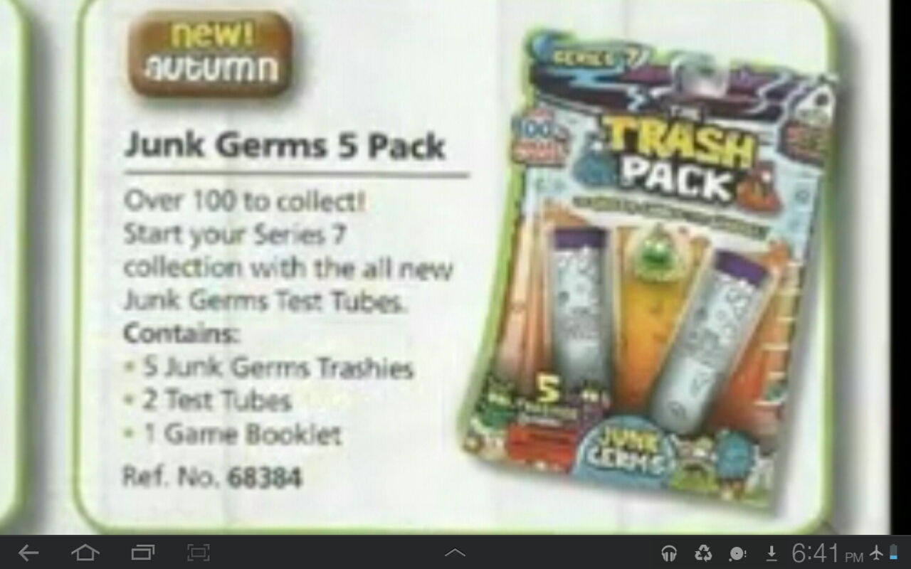 The Trash Pack Junk Germs Series 7 #1141 FOOT FUNGUS Yellow Mint OOP 