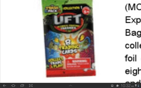 The Trash Pack UFT Ultimate Fighting Trashies #53 GONE BADMIRAL White Mint OOP 