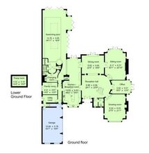 Plan of the ground floor.