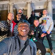 JJ with the rest of the Sidemen.