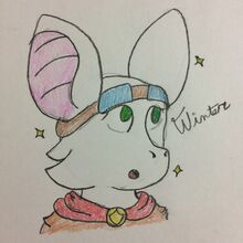 Winter fan art by @SaichaEevee